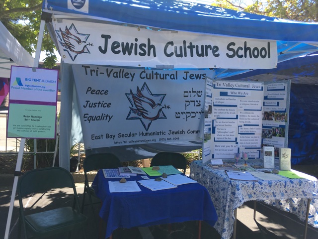 Our booth at the Castro Valley Pride Festival